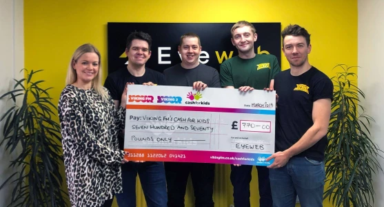 Eyeweb Raises funds for Macmillan